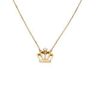 18-karat Yellow Gold "Solar Queen Crown" Necklace